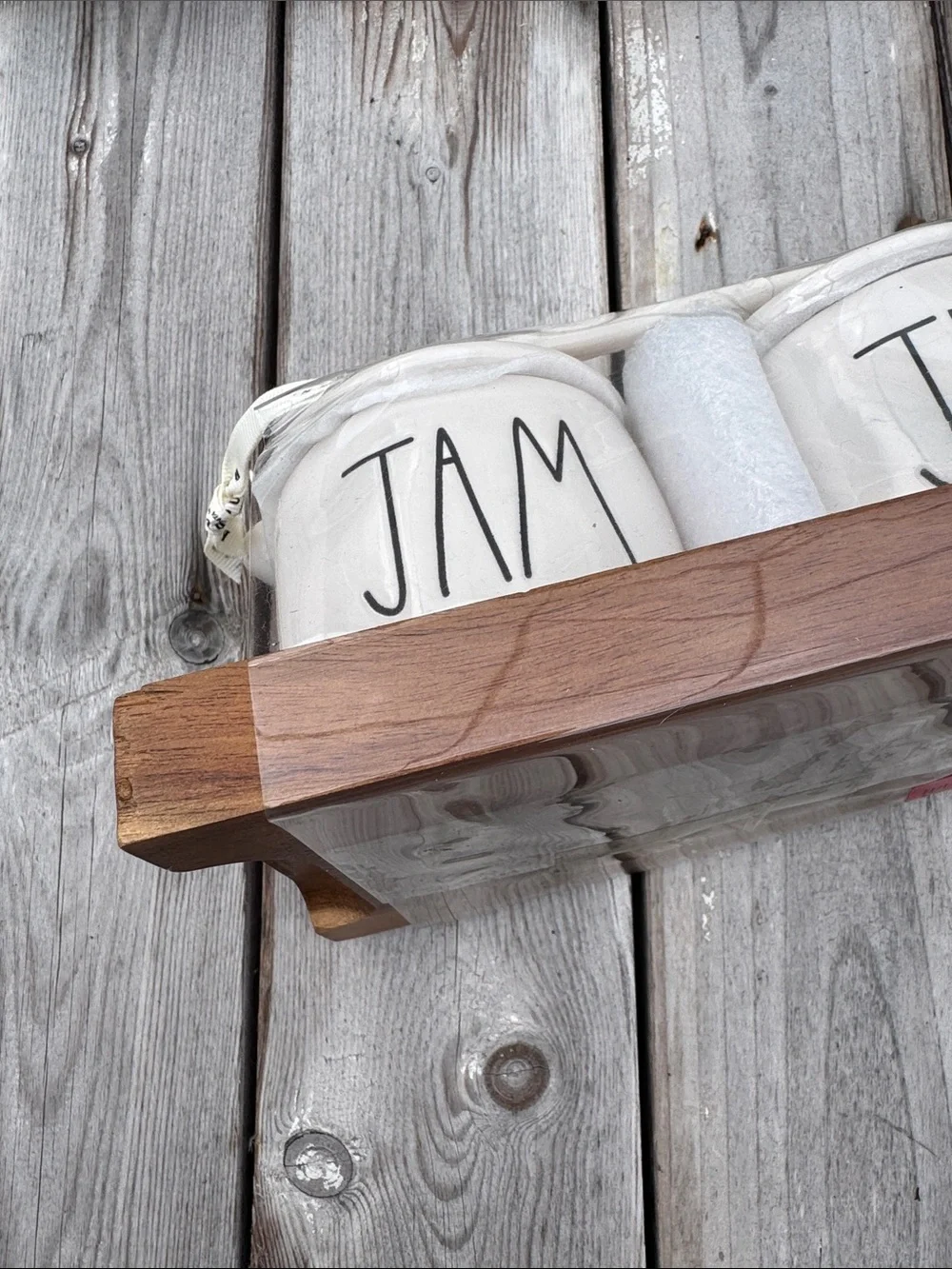 Rae Dunn Jam and Jelly Ceramic Set NWT